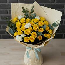 Букет цветов из:  Розы #REPLACE_PRED# Лузино