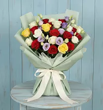 Букет цветов из:  Розы в Лузино