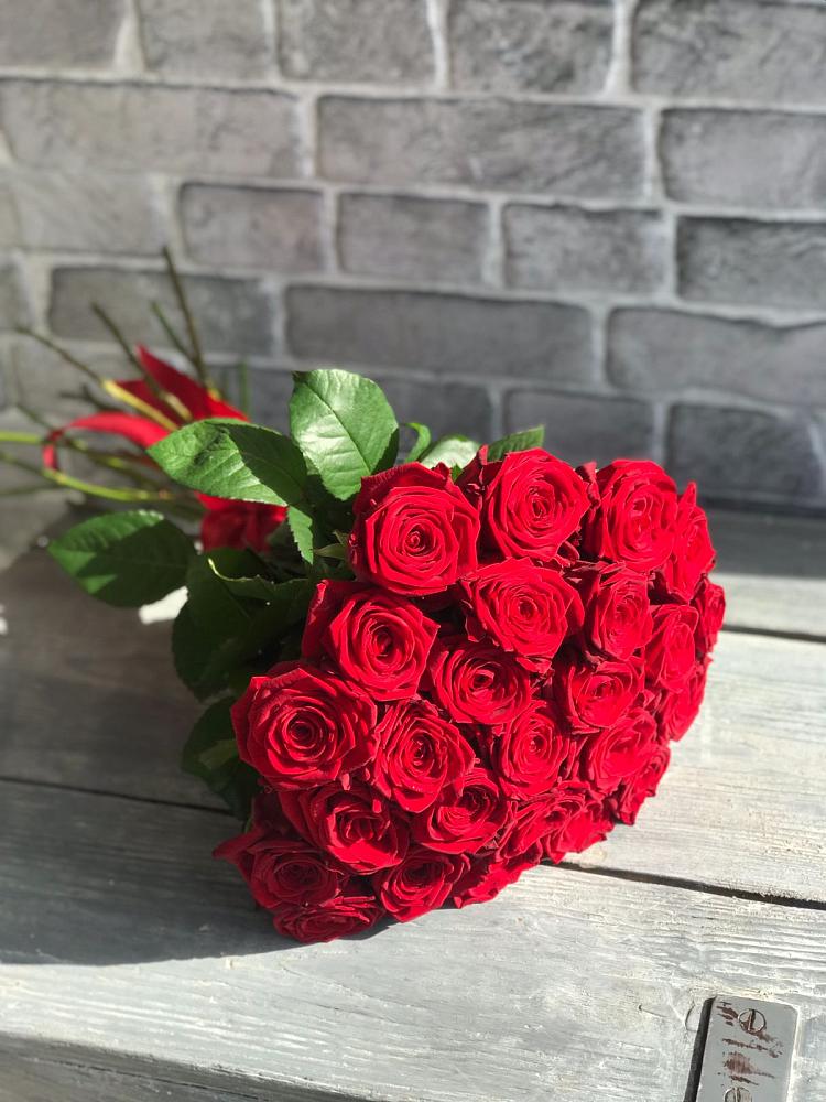 Букет Красные розы Фридом в Лузино