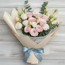 Букет цветов из:  Лизиантусы в Лузино