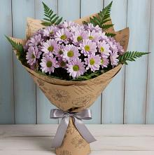 Букет цветов из:  Хризантемы в Лузино