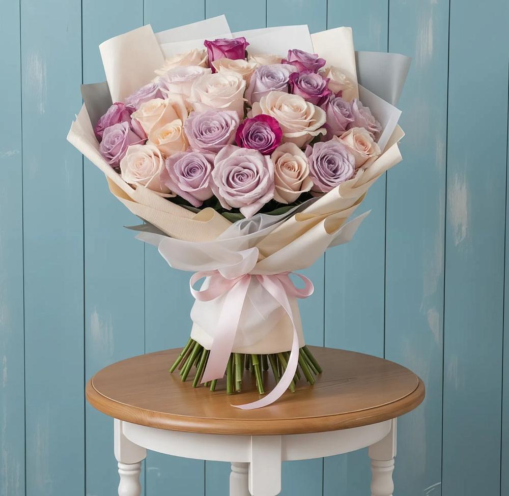 Букет цветов из: Розы в Лузино