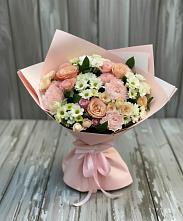 Букет цветов из:  Гвоздики, Розы и Хризантемы #REPLACE_PRED# Лузино