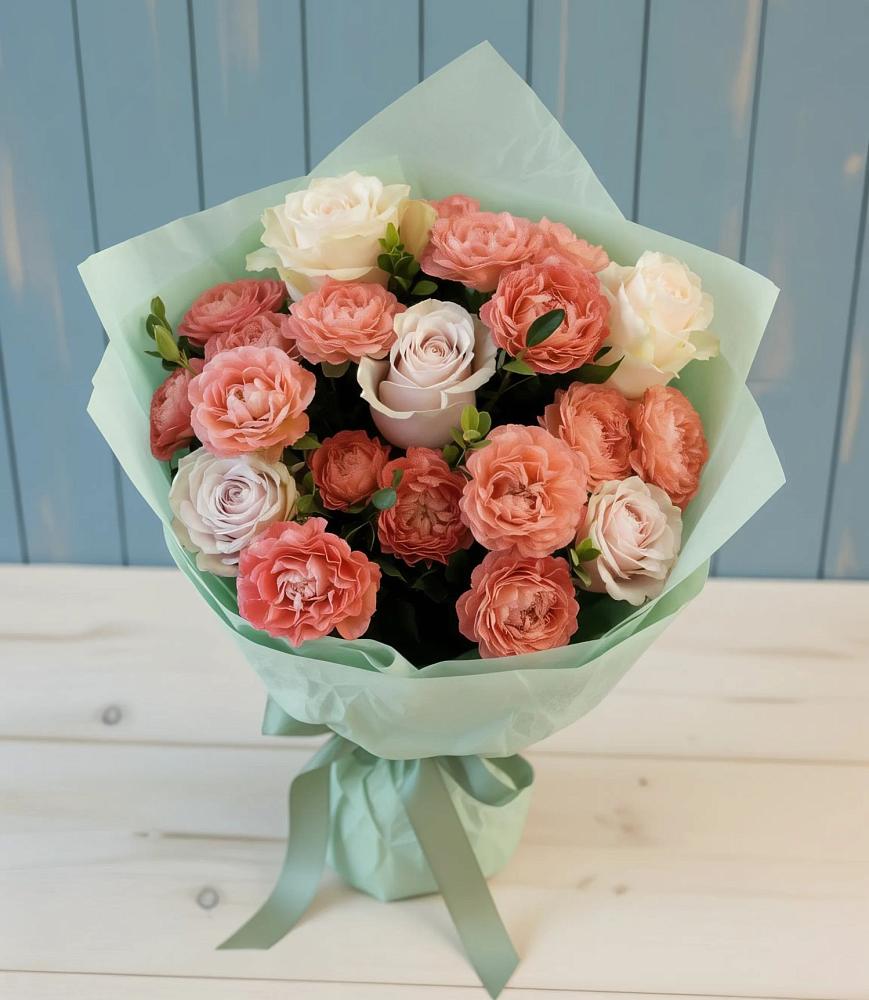 Букет цветов из: Розы в Лузино