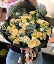 Букет цветов из:  Розы и Лизиантусы #REPLACE_PRED# Лузино