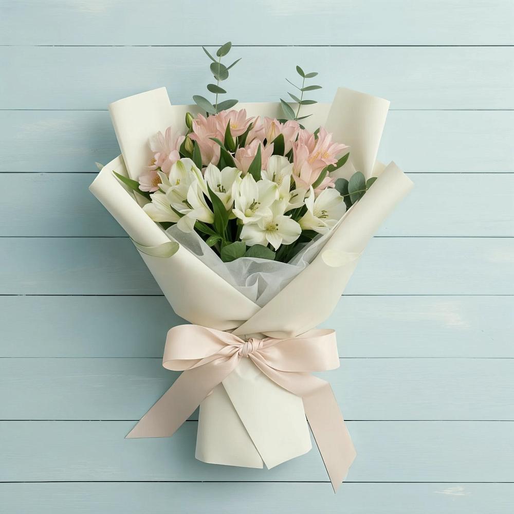 Букет цветов из: Альстромерии в Лузино