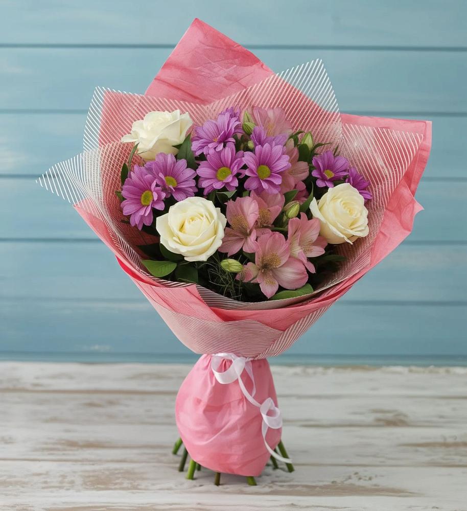 Букет цветов из: Герберы в Лузино