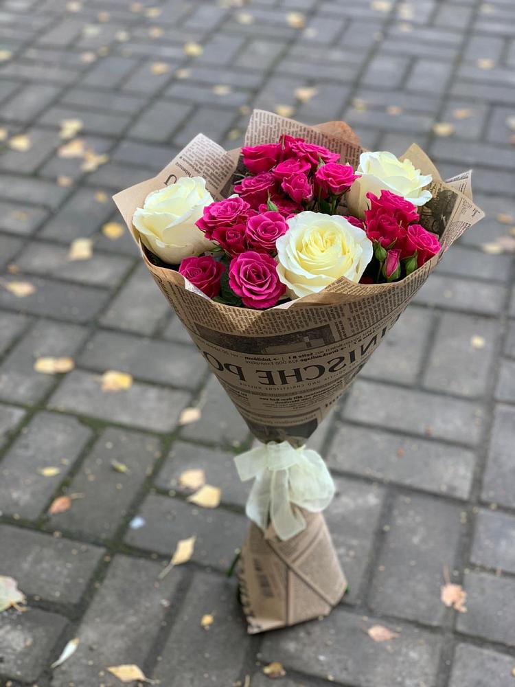 Букет цветов из: Розы в Лузино